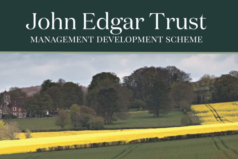 Give your agricultural career a boost with the John Edgar Trust Management Development Scheme