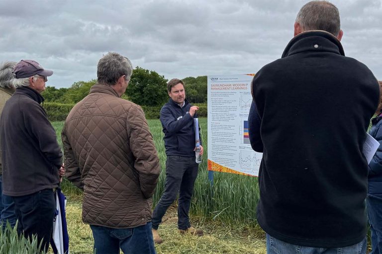 David Clarke at Saxmundham trial site