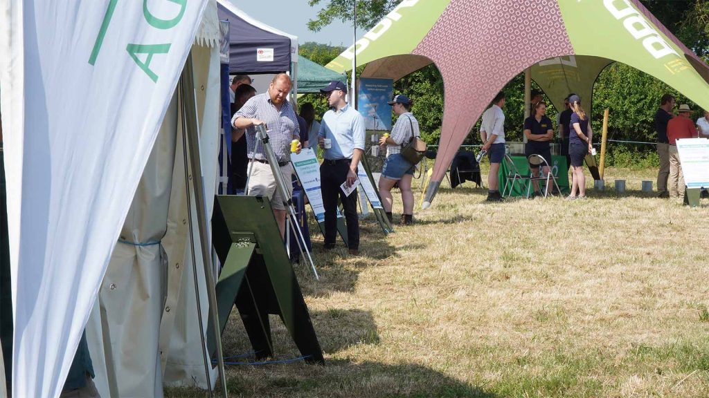 Selection of stands in the TMAF Open Day Discovery Zone 