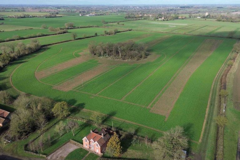 Aerial view Morley Farms ADOPT research trial